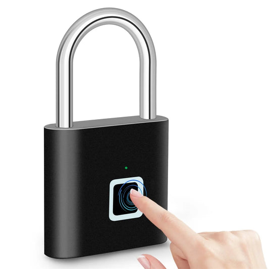 KERUI USB Charging Smart Fingerprint Padlock | Keyless Waterproof Anti-Theft Lock for Door & Luggage